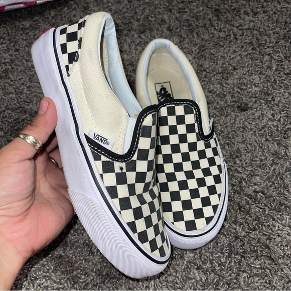 Vans Other - Vans Classic Slip-On Checkerboard Shoe Sz 3.0Y